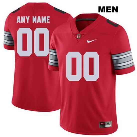 Customize 2018 Spring Game Ohio State Buckeyes Authentic Mens Stitched Nike customize Red College Fo